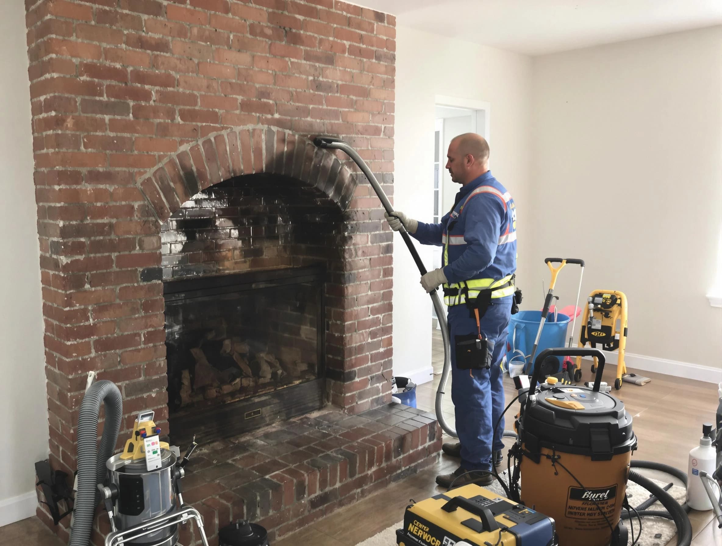 Kearns Chimney Sweep expert performing detailed chimney sweep in Kearns, UT