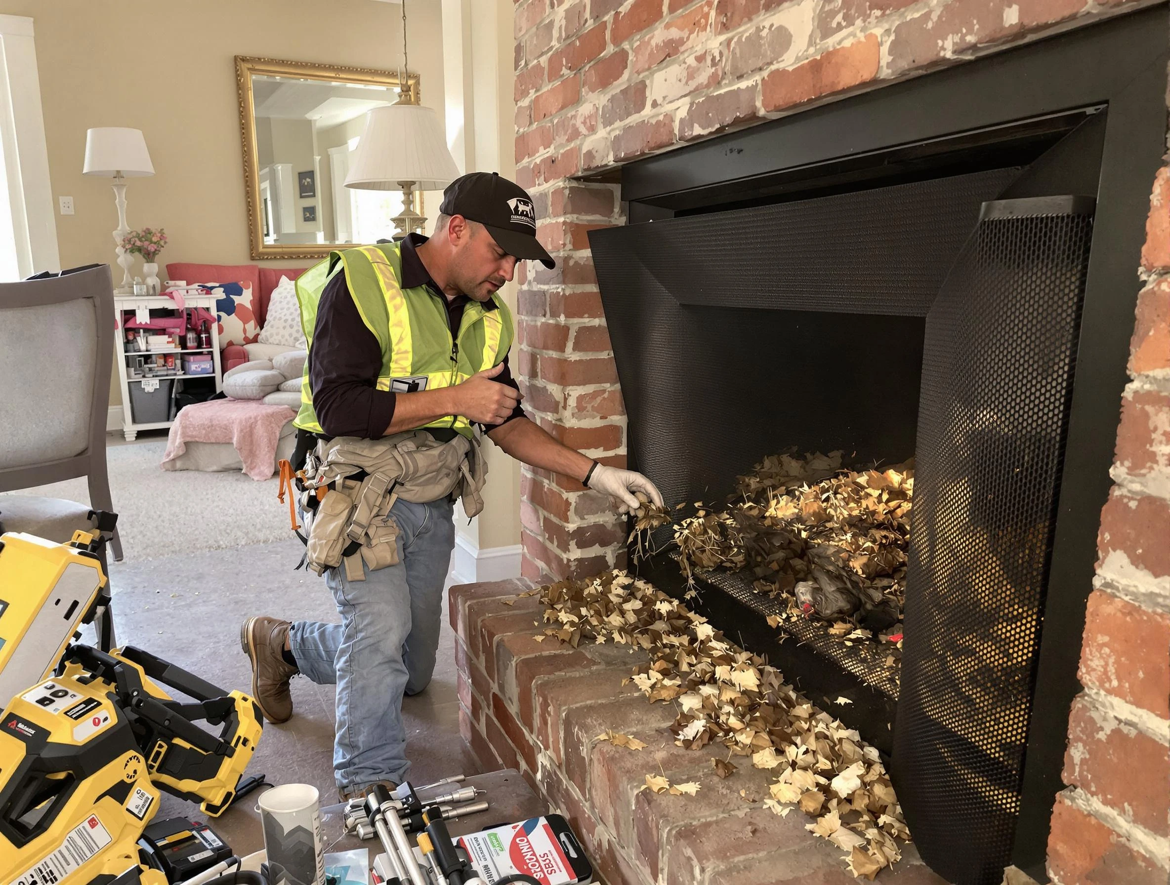 Safe screening installation by Kearns Chimney Sweep in Kearns, UT