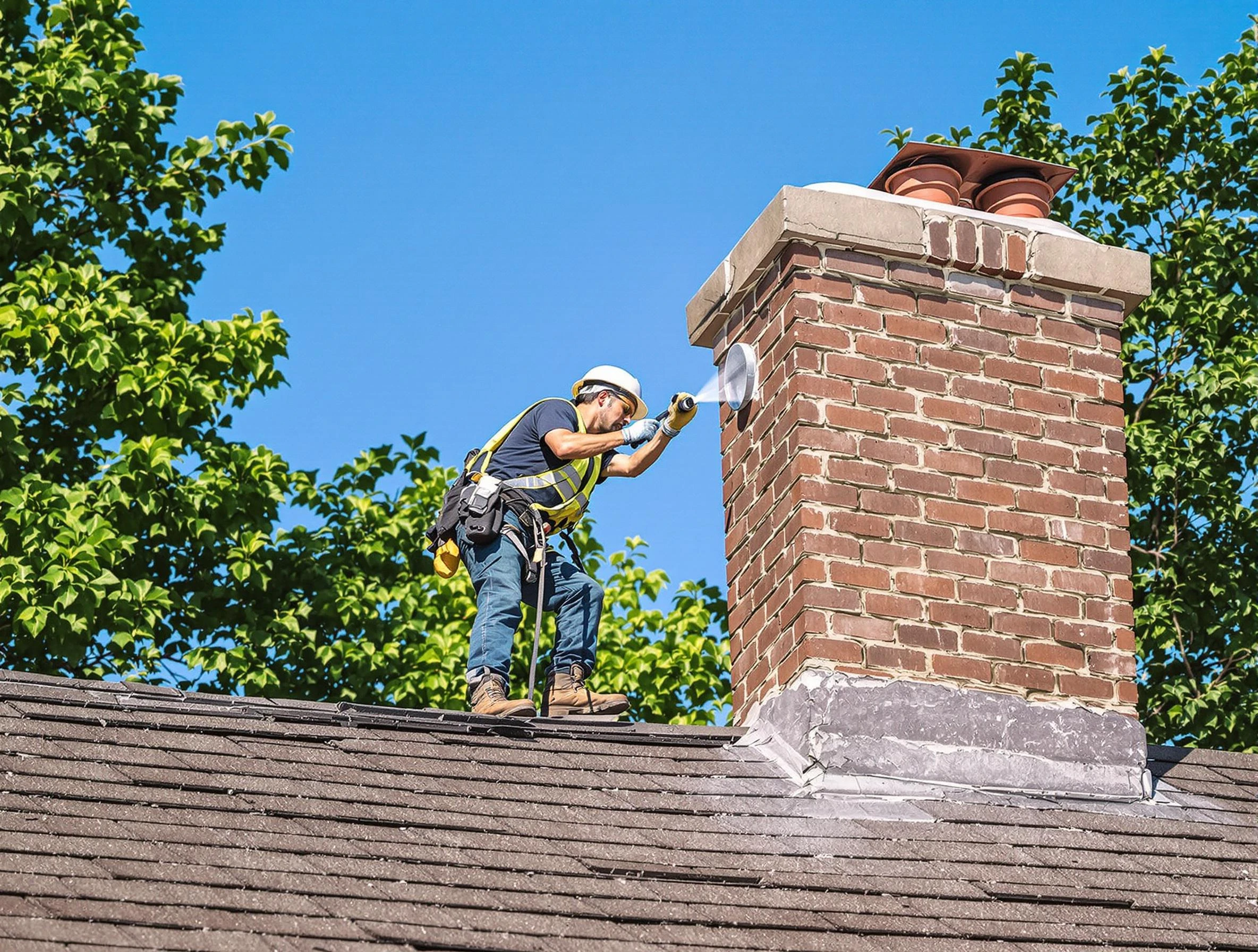 Kearns Chimney Sweep performing an inspection with advanced tools in Kearns, UT