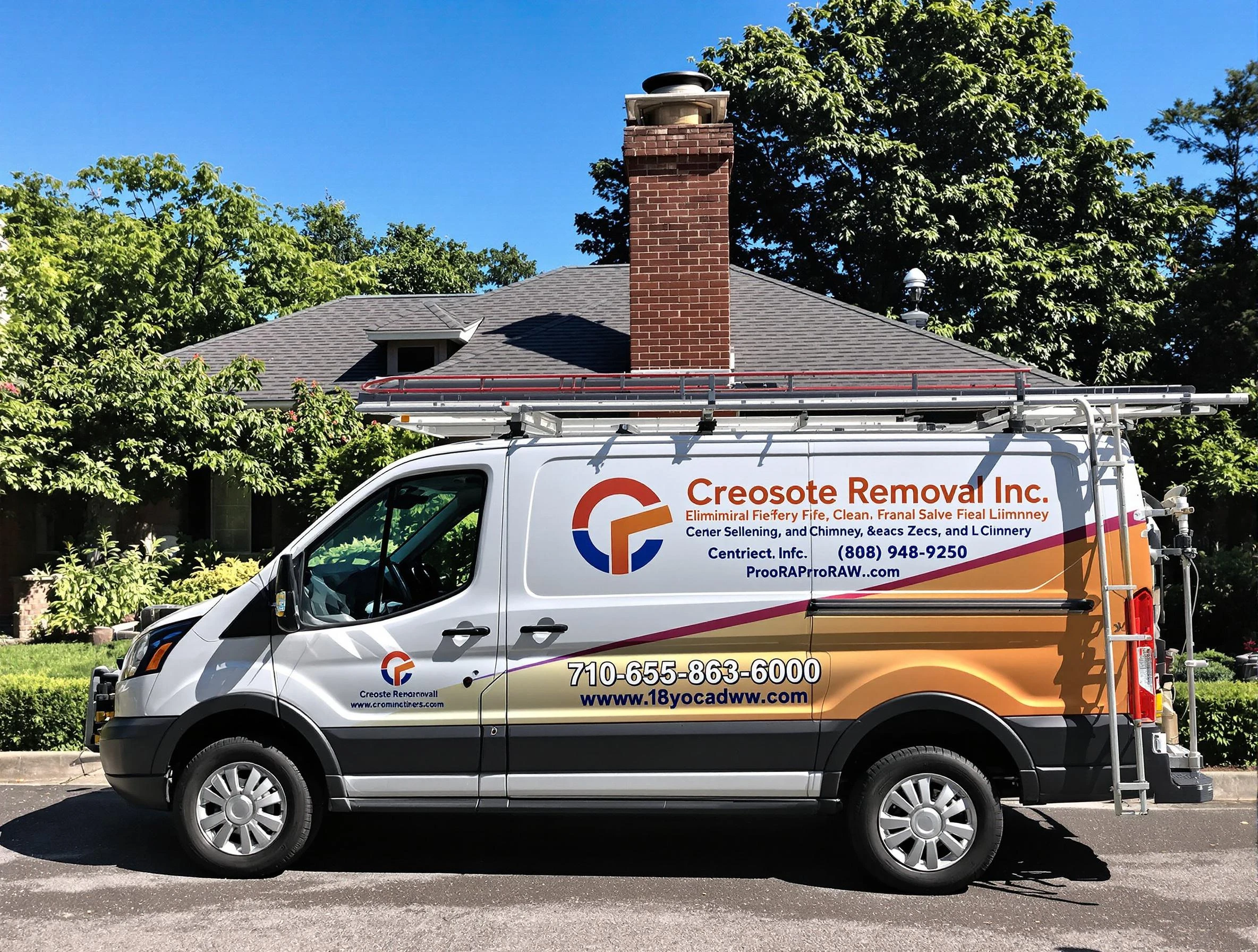 Kearns Chimney Sweep technician removing creosote safely in Kearns, UT